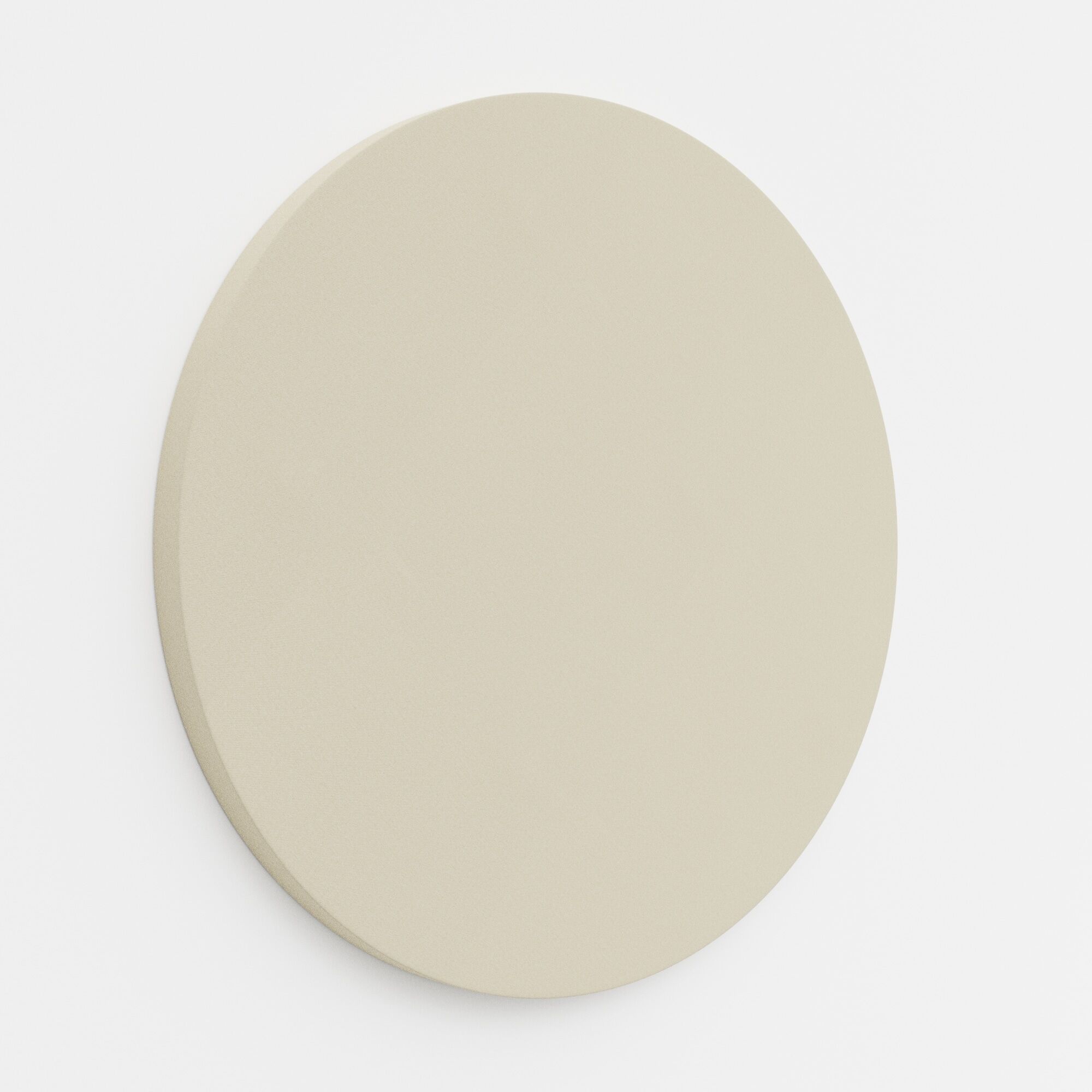 Fabric Wrapped Wall Panel - 25mm Circle - Lucia 18_Oyster