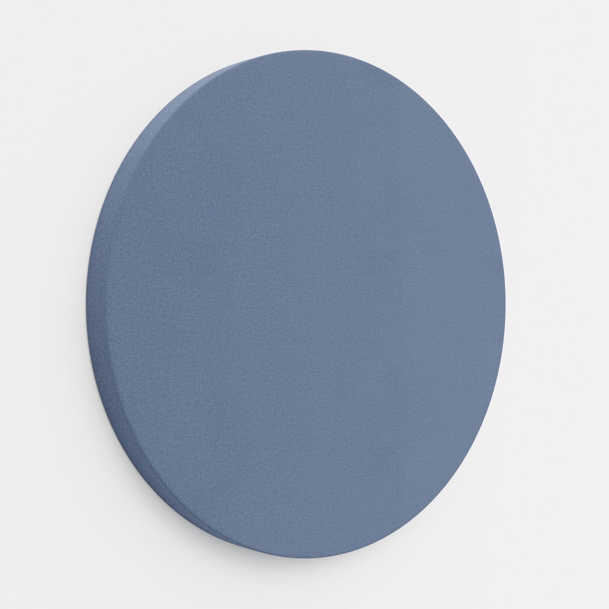 Fabric Wrapped Wall Panel - 40mm Circle - Lucia 7_Steel