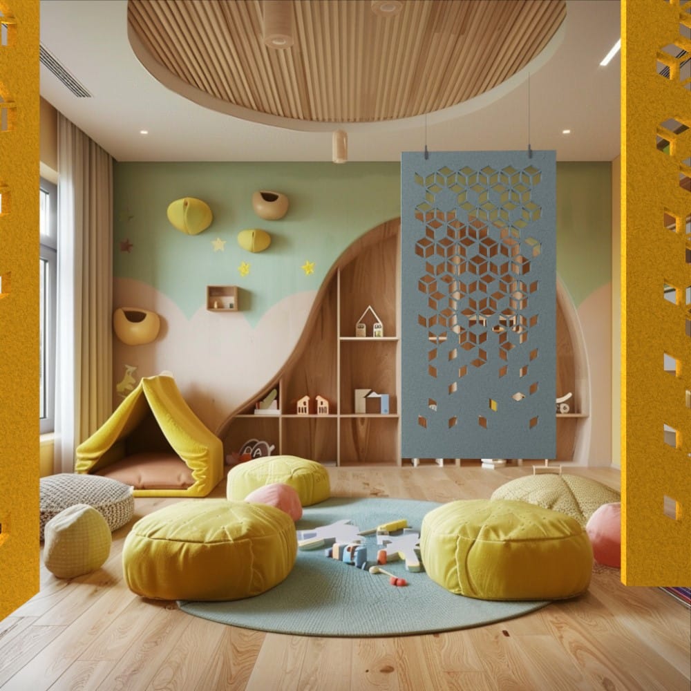Nursery 4 - PET Hanging Screen - Diamonds