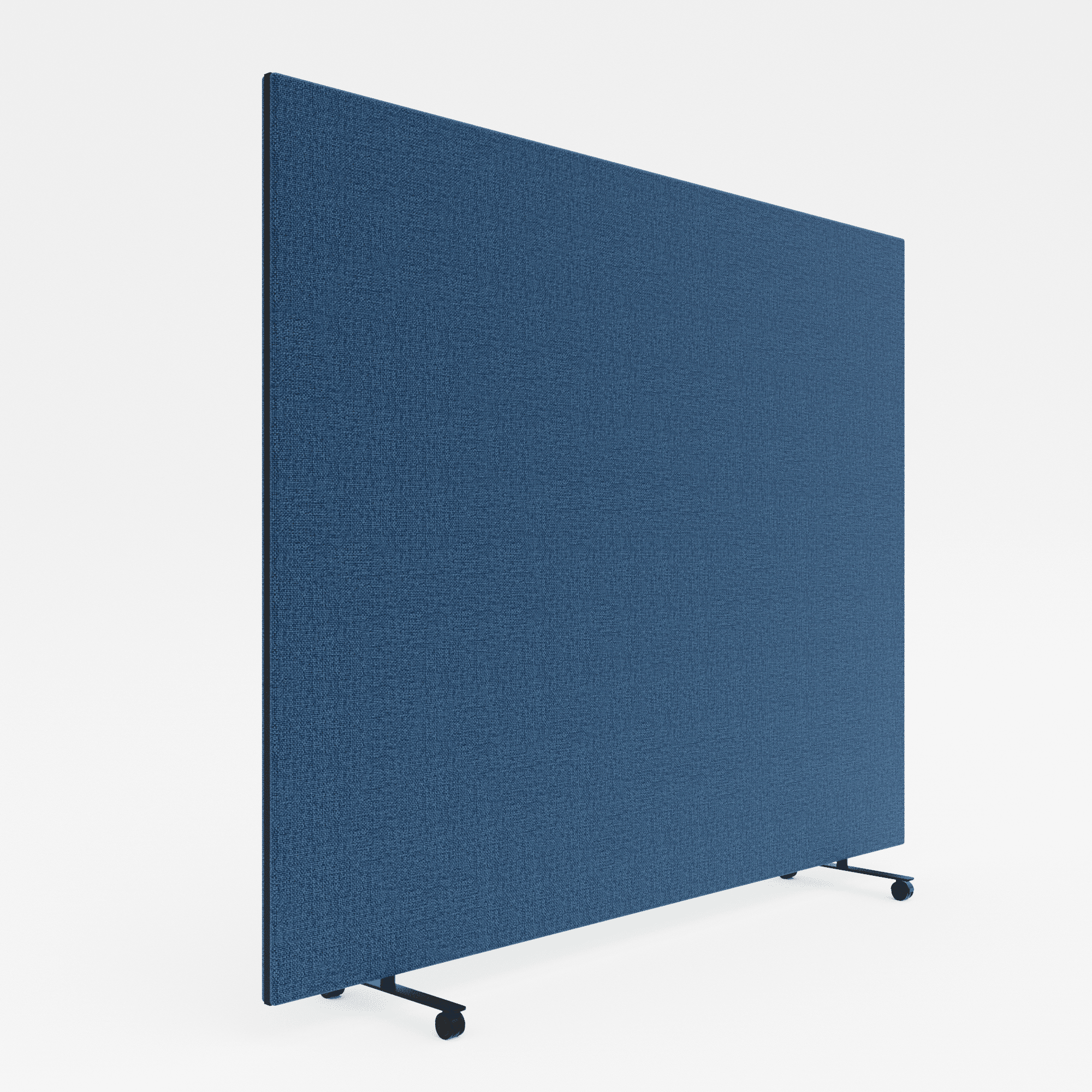 Office-Screen---H1.6x2-with-Castors---Woven-5_Marine-Blue