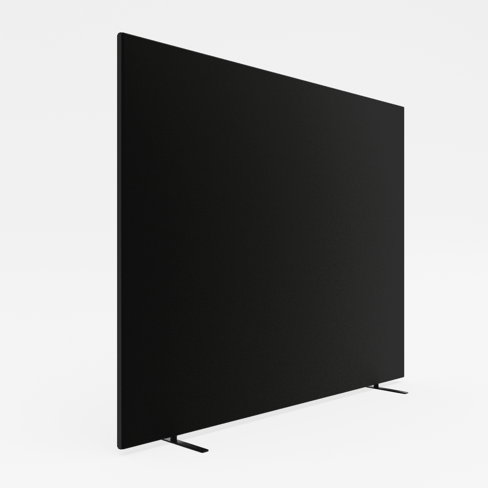 Office-Screen---H1.6x2-with-Stabilizing-Feet---Woven-6_Black