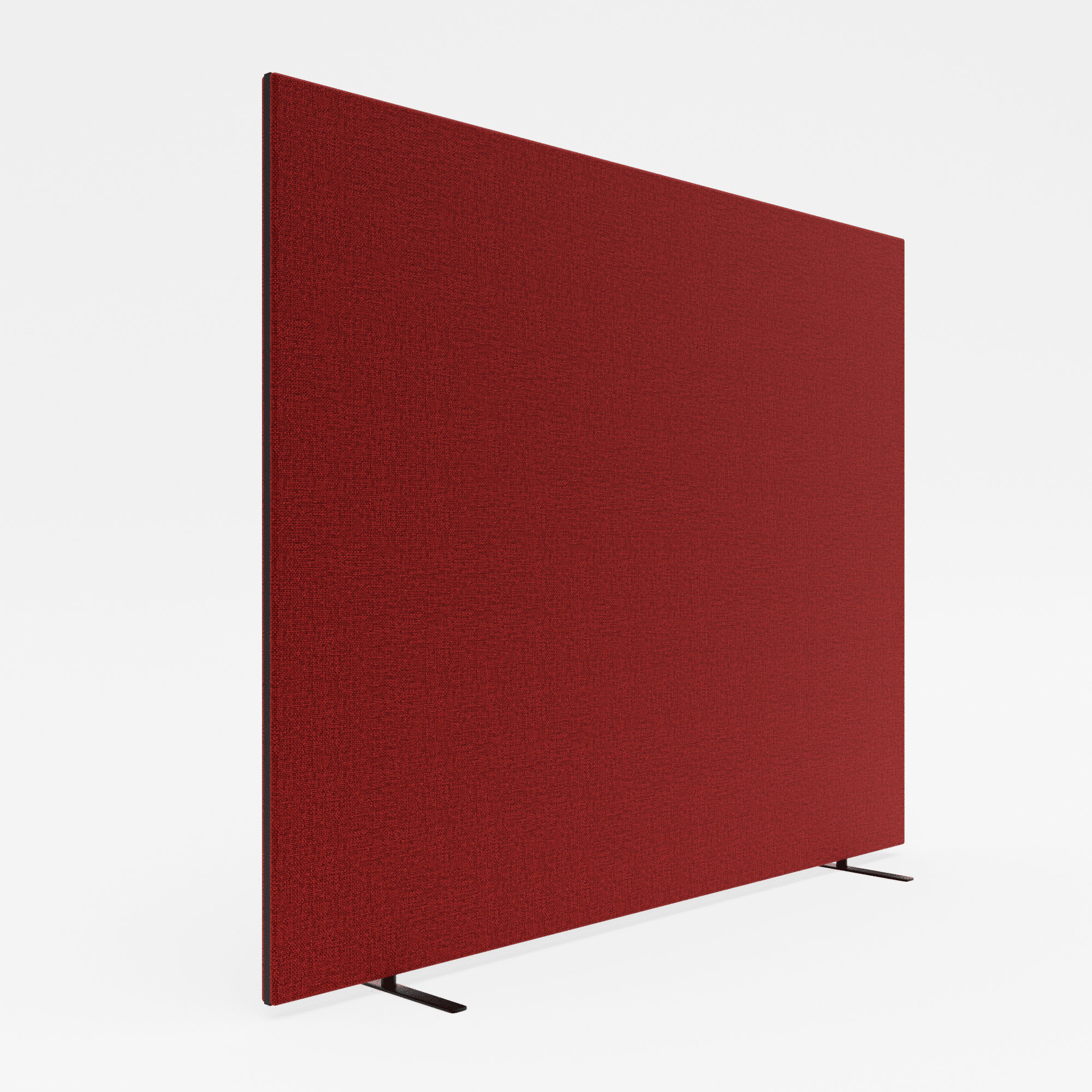 Office-Screen---H1.6x2-with-Stabilizing-Feet---Woven-8_Red
