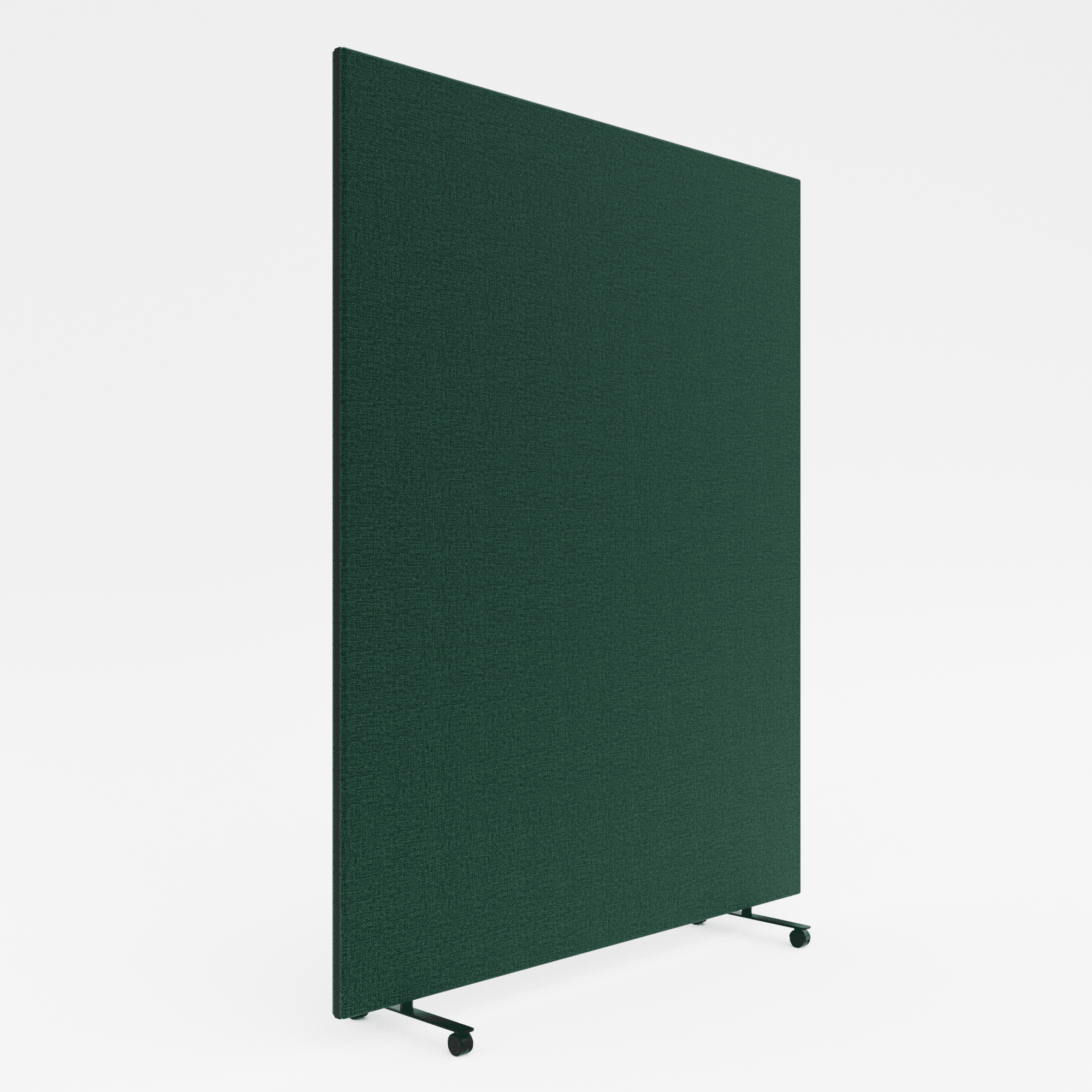 Office-Screen---H2x1.6-with-Castors---Woven-7_Green