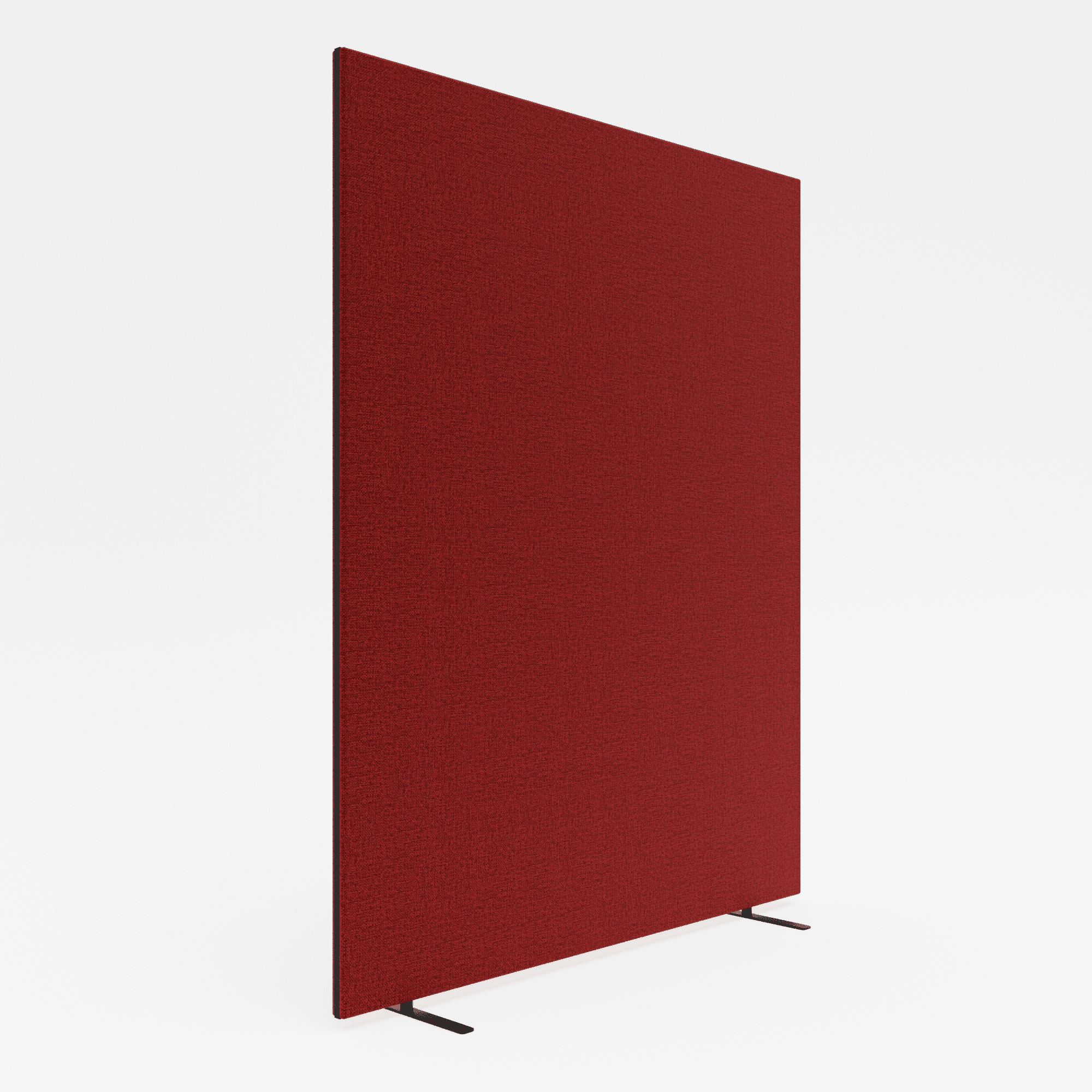 Office-Screen---H2x1.6-with-Stabilizing-Feet---Woven-8_Red
