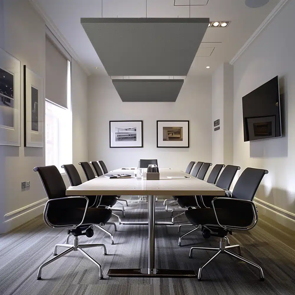 Sunda Raft Square Acoustic Wall Panel in Office Meeting Room