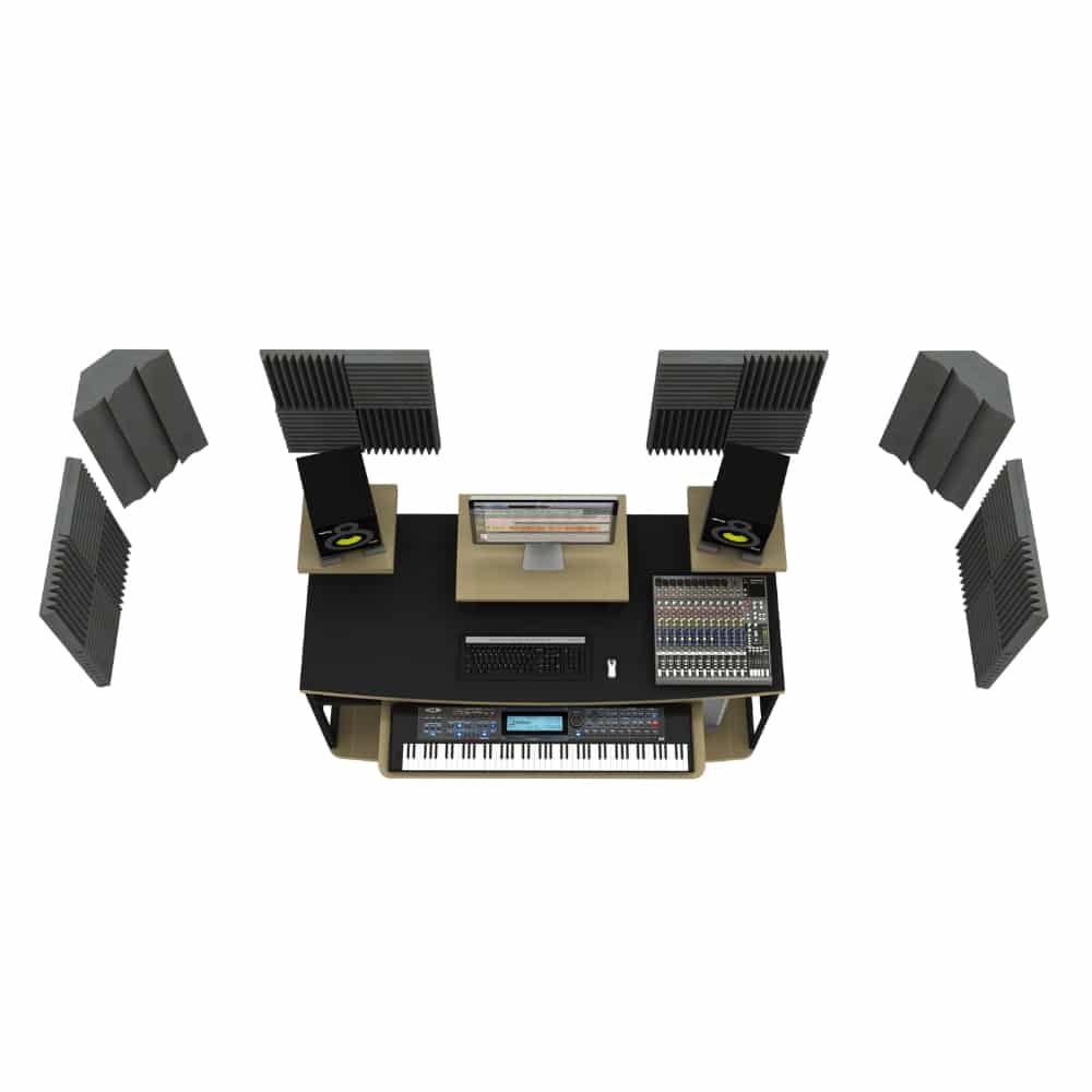 Survo Acoustic Home Studio Foam Kit