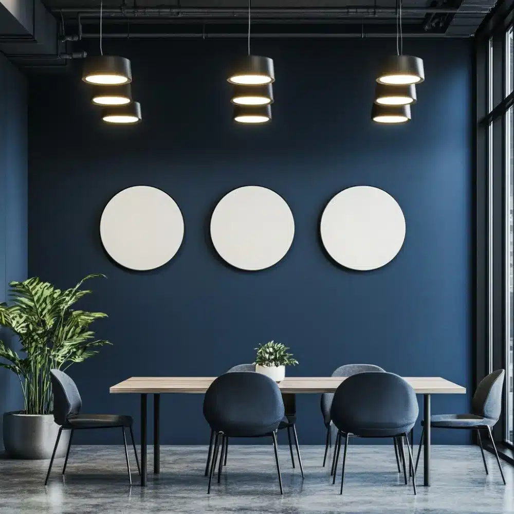Petra White Acoustic Circle Wall Panel