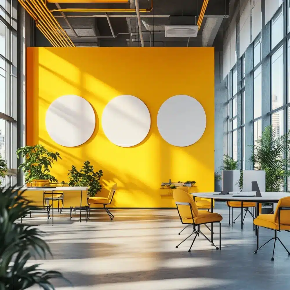 White Acoustic Circle Wall Panel - Petra