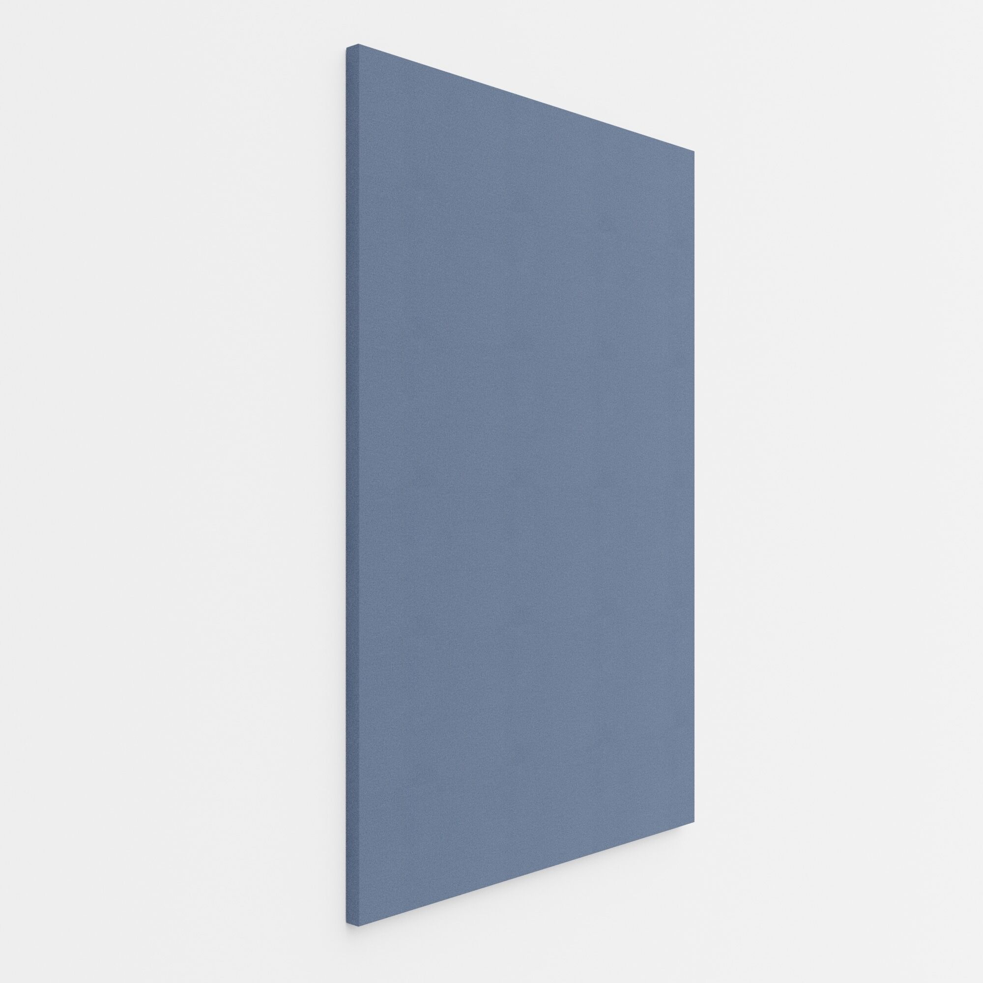 Fabric Wrapped Wall Panel - 25mm Rectangle - Lucia 7_Steel