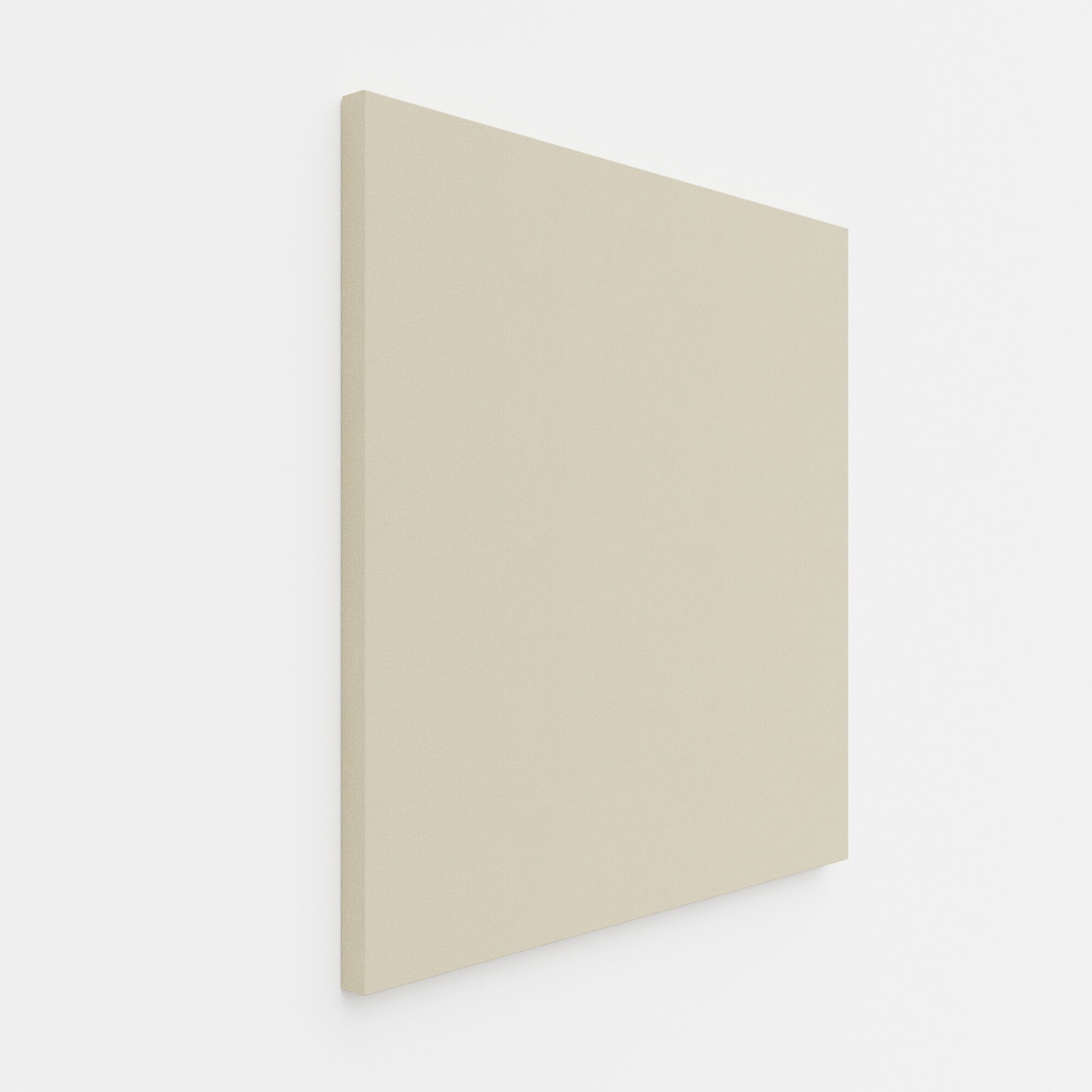 Fabric Wrapped Wall Panel - 25mm Square - Lucia 18_Oyster